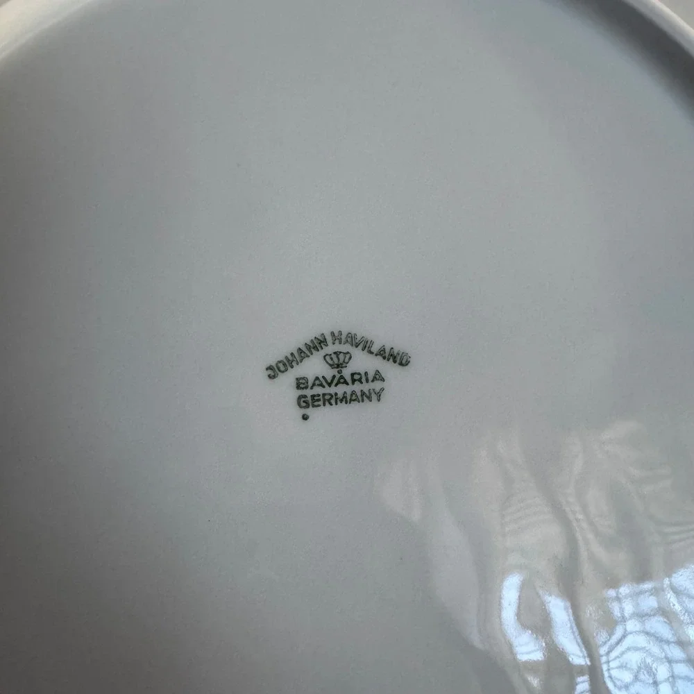 Johann Haviland Blue Garland Dinner Plate Bavaria Germany 10 inch 2 Plates
